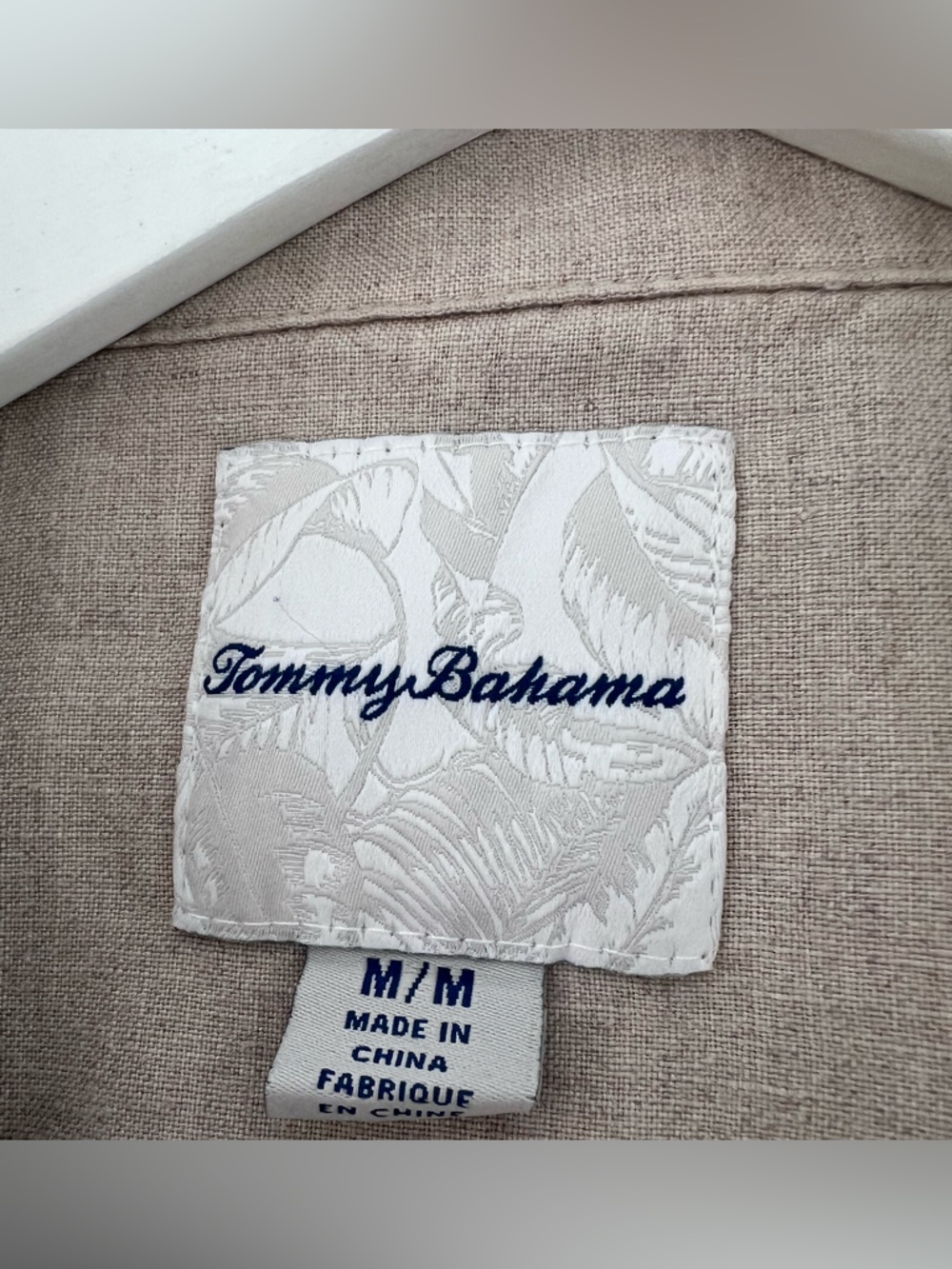 Tommy Bahama Three Palms Women's Light Beige Jean Jacket - Picture 8 of 11